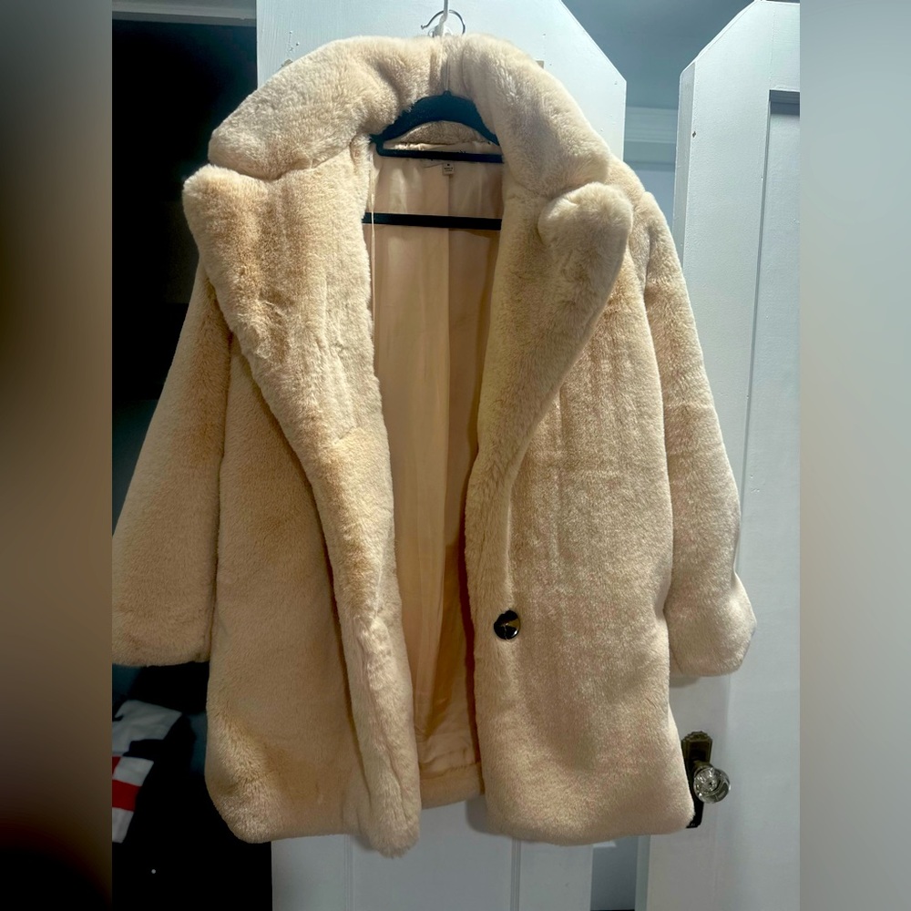 Philosophy Cream Teddy Jacket